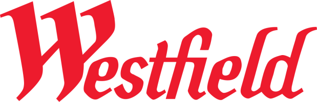 Red 'Westfield' logo in stylized font on a transparent background.